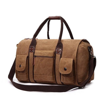 Travel Bag - Large Capacity Hand Luggage Travel Duffle Bags - Canvas Weekend Bags (LT3)(F78)