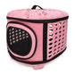 Travel Dog Carrier Bag - Portable Folding Pet Cage Carrying Bags - Handbag for Cat Dog Puppy (1U106)(5LT1)