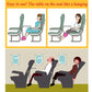 Travel Foot Hammock - Aviation Seat Foot Pad - Portable Chair office Home Foot Hammock (D79)(6LT1)