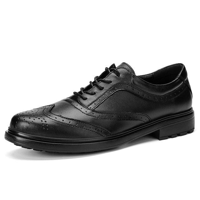 Trend Men's Formal Shoes - Genuine Leather Men's Dress Shoes - Comfortable Breathable Shoes (MSF2)(MSF4)
