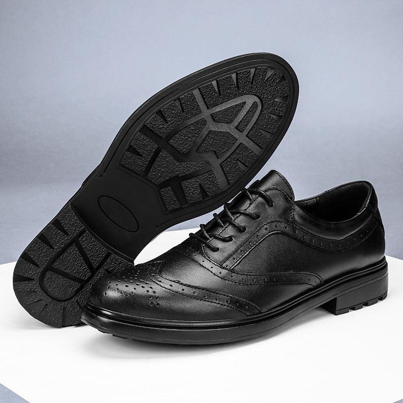 Trend Men's Formal Shoes - Genuine Leather Men's Dress Shoes - Comfortable Breathable Shoes (MSF2)(MSF4)