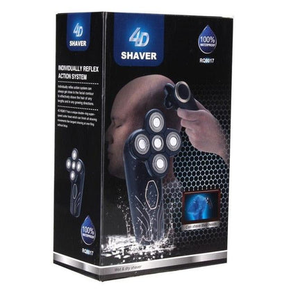 5 In 1 4D Electric Shaver Men Razor Hair Trimmer Facial Brush Rechargeable Shaving Machine (BD6)(1U45)