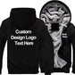 Great Men's Hoodies - Print Logo Design Hoodie Winter Fleece Thicken Coat - Jacket Sweatshirts (1U100)