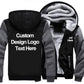 Great Men's Hoodies - Print Logo Design Hoodie Winter Fleece Thicken Coat - Jacket Sweatshirts (1U100)