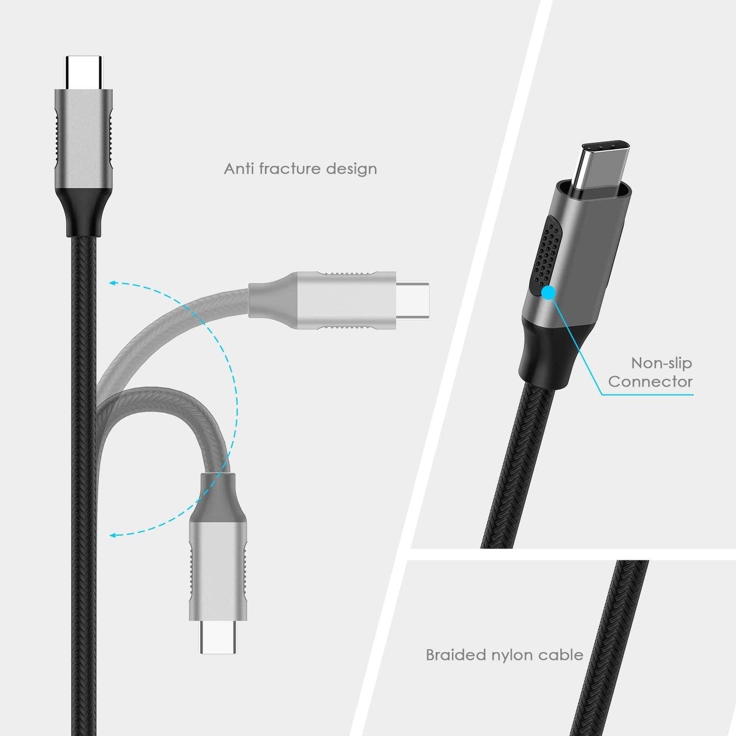 USB C to Gigabit Ethernet Adapter, 1000M RJ45 LAN Network Adapter Compatible MacBook Pro (Thunderbolt 3),2018 iPad Pro/Mac Air (D52)(CA2)(1U52)
