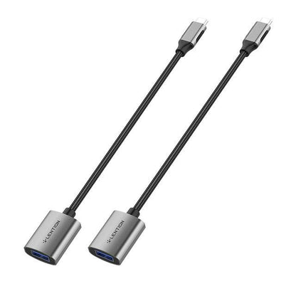 USB C to USB 3.0 Adapter [2-Pack], Thunderbolt 3 to USB 3.0 Adapter Compatible MacBook Pro, New iPad Pro & Mac Air Surface Book2 (CA2)(1U52)(F52)