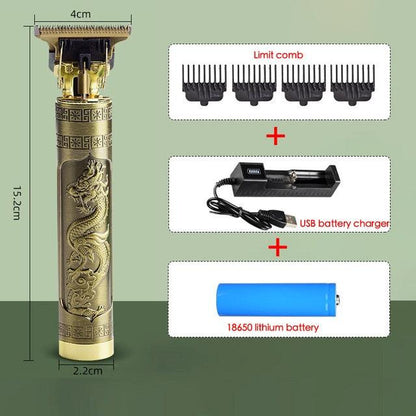 USB Rechargeable T9 Trimmer Barber Hair Clipper Washable Electric Trimmer Rechargeable Trimmer Mini Shaver (D45)(BD6)(1U45)