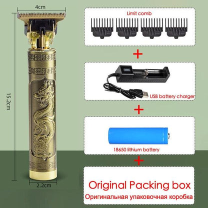 USB Rechargeable T9 Trimmer Barber Hair Clipper Washable Electric Trimmer Rechargeable Trimmer Mini Shaver (D45)(BD6)(1U45)