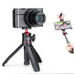 MT-08 DSLR SLR Phone Vlog tripod Cold Shoe Phone Mount Holder for Microphone LED Light Mini Tripod for Sony A6400 A6300 (MC7)(1U54)