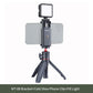 MT-08 DSLR SLR Phone Vlog tripod Cold Shoe Phone Mount Holder for Microphone LED Light Mini Tripod for Sony A6400 A6300 (MC7)(1U54)
