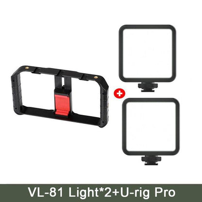 VIJIM VL81 3200k-5600K 850LM 6.5W Dimmable Mini LED Video Light Smartphone SLR Camera Rechargeable Vlog Fill Light (D54)(MC7)(1U54)