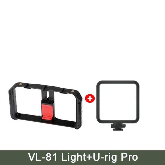 VIJIM VL81 3200k-5600K 850LM 6.5W Dimmable Mini LED Video Light Smartphone SLR Camera Rechargeable Vlog Fill Light (D54)(MC7)(1U54)