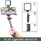 VIJIM VL81 3200k-5600K 850LM 6.5W Dimmable Mini LED Video Light Smartphone SLR Camera Rechargeable Vlog Fill Light (D54)(MC7)(1U54)