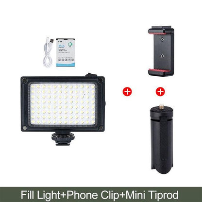 Vijim VL81 Mini LED Video Light On Camera Photo Studio Lighting Soft Diffuser Tiktok Youtube Livestream Vlog Light (MC7)(1U54)