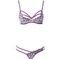 Gorgeous Ultra Thin Bra & Panty Underwear Set - Great Lingerie - Embroidery Hollow Out Bra Thong Set (TSL2)(F29)