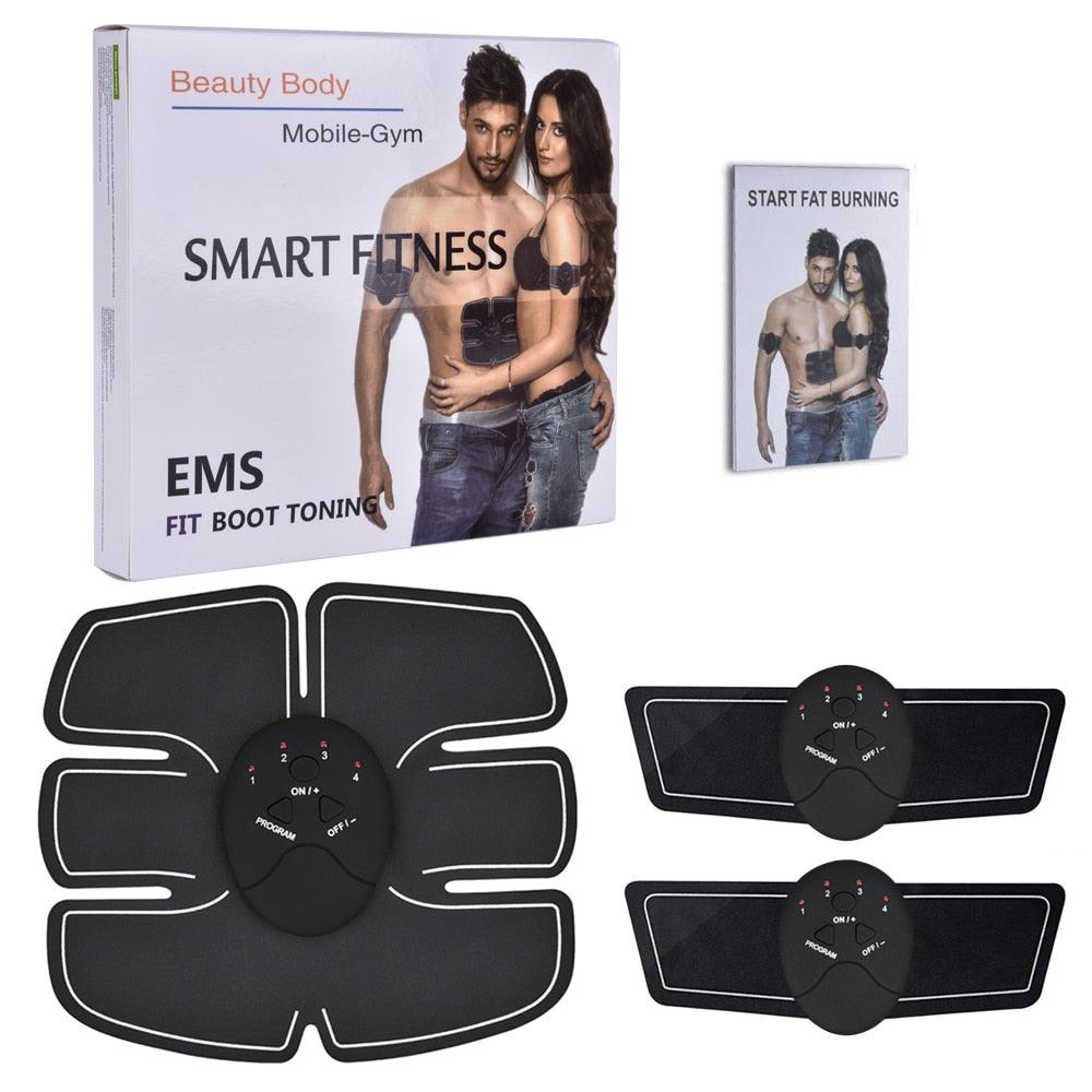 Unisex EMS Wireless Muscle Stimulator Trainer Smart Fitness Abdominal Training Electric Weight Loss (FH)(1U80)
