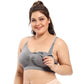 Plus Size Sports Bra - Women Padded - Quick Drying Breastfeeding Bras - Breathable Maternity Nursing Bras (F6)(4Z2)