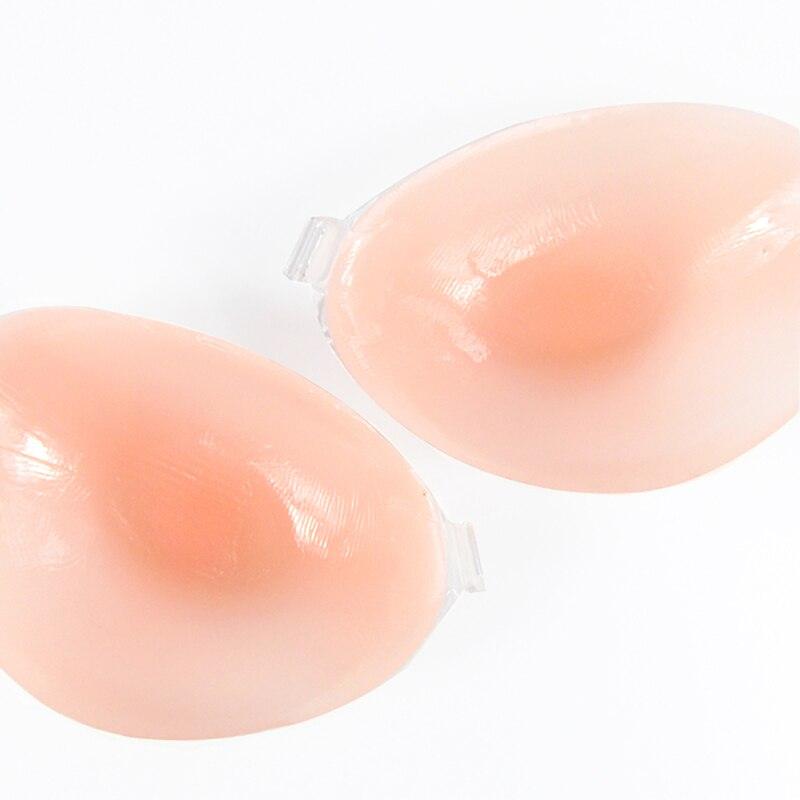 Amazing Strapless Wire Free Silicone Push Up Invisible Backless Bra - 3/4 Cup Ultra-thin Cup (A B C) Bra For Women (D27)(TSB1)