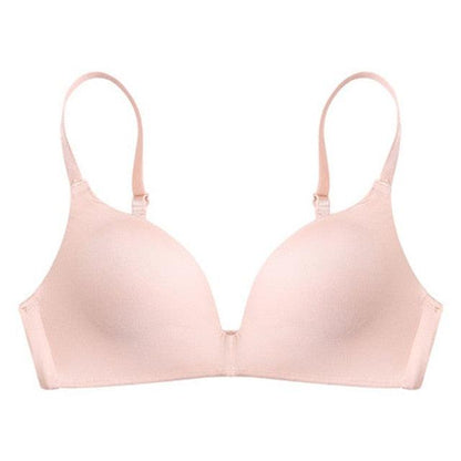 Great Ladies Ultra Thin Push Up Underwear - Solid Wire Free Comfortable Bras (D27)(TSB3)