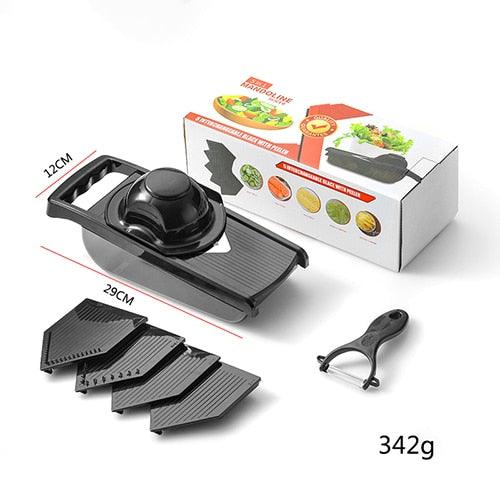 Vegetable Cutter Fruit Slicer Multifunctional Grater Shredders Drain Basket Peeler 8 In 1 Gadgets (AK3)(1U61)
