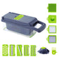 Vegetable Cutter Fruit Slicer Multifunctional Grater Shredders Drain Basket Peeler 8 In 1 Gadgets (AK3)(1U61)