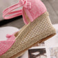 New Trending Women Sandals - Casual Linen Canvas Wedge Sandals (SS3)(SH2)(SS1)