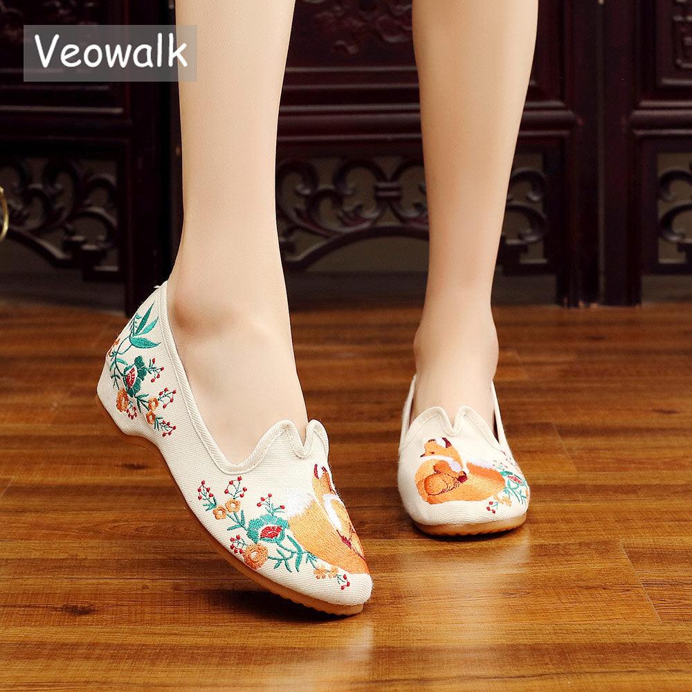Comfortable Women Casual Canvas Ballet Flats Breathable Slip on Shoes (FS)(CD)(SH3)