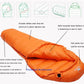 Very Warm White Goose Down Filled Adult Sleeping Bag - Winter Thermal 4 kinds of Thickness - Camping Travel (D79)(2LT1)