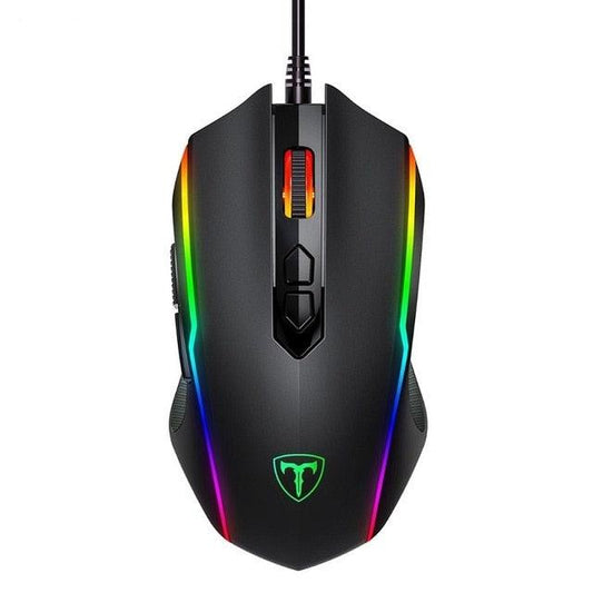 VicTsing 8 Programmable Buttons 7200 DPI Adjustable Optical Gaming Mouse Ergonomic Mouse With Wired RGB Gaming Mouse (CA1)(1U52)