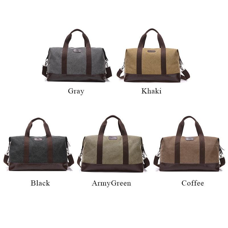 Great Canvas Bags - Travel Hand Luggage Bags - Overnight Bags - Outdoor Storage Bag (1U78)(LT3)