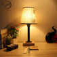 Vintage design retro black bedside steam punk fabric lampshade table lamp e27 / e26 lights (LL6)