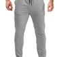 Men's Track Pants - Athletic Fit Running Pants - Gym Sweat Pants Jogger Pants (1U101)(1U9)