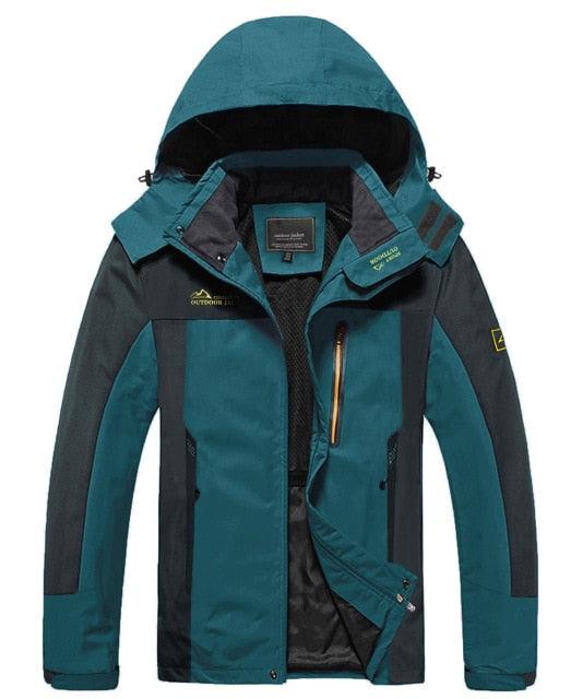 Spring Outdoor Waterproof Men's Hiking Travel Jackets Coats - Fishing Climbing Raincoats Lightweight (1U100)(1U11)