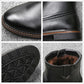 Retro Leather Winter Boots - Handmade Men's Shoes (MSB1)(MSF6)W