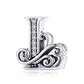 Cute Letters Beads - 925 Sterling Silver Alphabet Charms - Fit Original Bracelet Pendant (6JW)(F81)