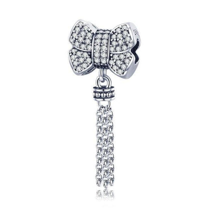 Great Real 925 Sterling Silver 20 Style Charms - Zircon Beads - Dangle Charm Jewelry Gift (D81)(6JW)