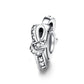 Stopper Spacer Beads - 100% 925 Sterling Silver Feather Round Charm - Jewelry Accessories (6JW)(F81)