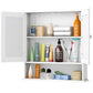 Wall Mount Mirror Cabinet Bathroom Medicine Cabinet Storage Organizer (FW5)(1U67)(B&5)(1U65)