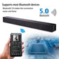 Wall-mounted TV Soundbar -Home Theater 40W Bluetooth Speaker Support Optical HDMI (HA5)(1U57)