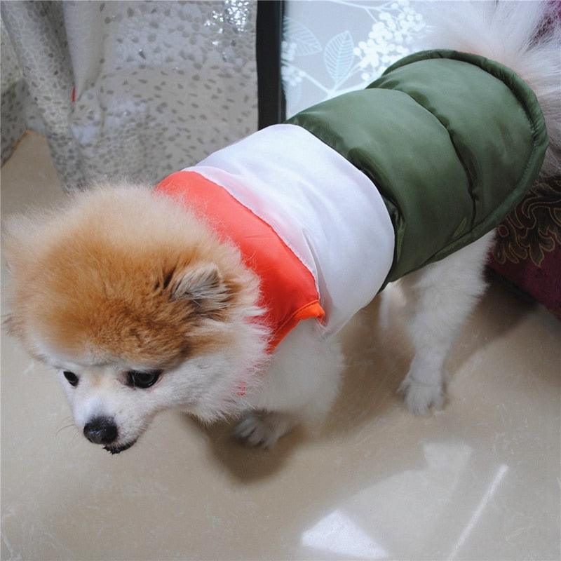Warm Pet Clothing for Dog - Clothes Thickening Clothes Vest Costume Autumn And Winter Pet Puppy Warm Jacket (2U69)