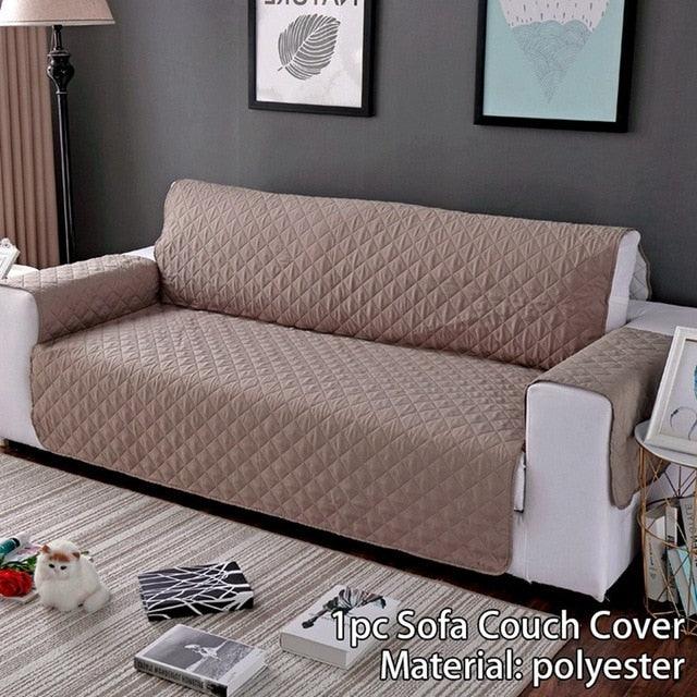 Washable Removable Cover For Sofa - Dog Pets Furniture Protector Anti-Slip Armrest Slipcover Armchair Couch Cover (7W3)(F74)