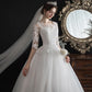Gorgeous Wedding Dress - Floor-Length - A-Line Appliques Tulle Wedding Dresses - Bridal Gown (WSO1)