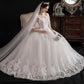 Gorgeous Wedding Dress - Floor-Length - A-Line Appliques Tulle Wedding Dresses - Bridal Gown (WSO1)