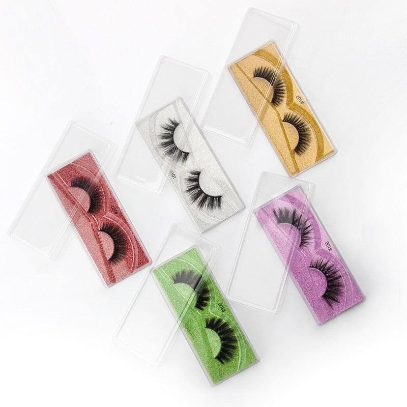 Eyelashes 20/30/40/100pcs 3d Mink Lashes Natural Mink Eyelashes Wholesale False Eyelashes Makeup (M2)