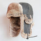 Great Winter Bomber Hats - Women Faux Fur Trapper Hat - PU Leather Wind Proof (WH7)