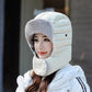 Winter Bomber Hats - With Ear Flaps & Mask Outdoor Russian Thicken Head Trapper (WH7)