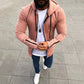 Men Jacket Hoodie Casual Slim Fit Jacket Coat - Solid Plus Size Sweatshirts (2U100)(2U11)