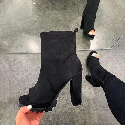 Gorgeous Bright Color Women Ankle Boots - Woman Sexy Snake Pattern Zip Shoes (3U38)(3U107)(3U36)(3U42)