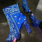 Gorgeous Bright Color Women Ankle Boots - Woman Sexy Snake Pattern Zip Shoes (3U38)(3U107)(3U36)(3U42)