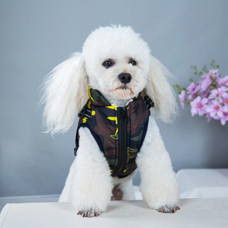 Winter Pet Dog Harness Vest Jacket - Chihuahua Clothing - Warm Dog Clothes For Small Medium Dogs (W1)(F69)